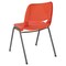 Flash Furniture Orange Shell Stack Chair RUT-EO1-OR-GG - alternate 6